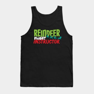 Reindeer Flight Instructor Shirt Tank Top